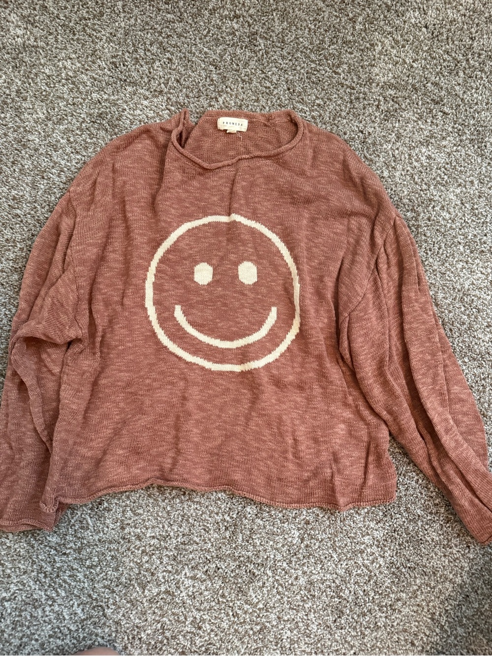 Promesa Cozy Knit Top - Rust